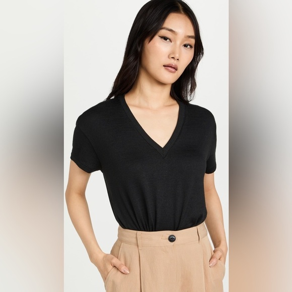 rag & bone The Knit V Neck Black Size xxs - Picture 2 of 10